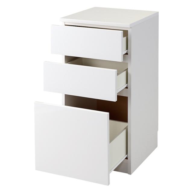 家具 収納 キッチン収納 食器棚 幅40奥行45高さ85cm 組立不要 幅1cm単位で124サイズから選べるすき間収納庫 ロータイプ の通販はau Pay マーケット ディノス Au Pay マーケット店