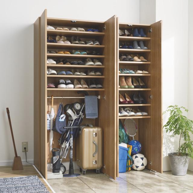 家具 収納 玄関収納 屋外収納 シューズボックス 下駄箱 エントランス納戸シューズボックス 棚のみ 幅80cm の通販はau Pay マーケット ディノス Au Pay マーケット店