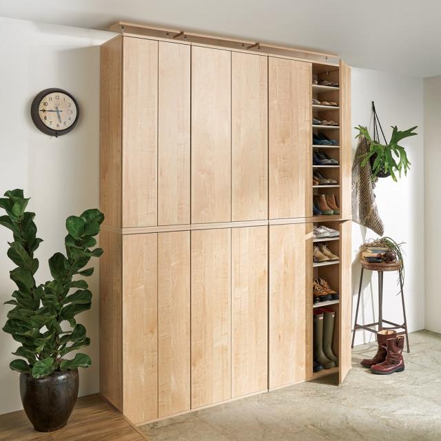 家具 収納 玄関収納 屋外収納 並べても使える 突っ張り式ユニットシューズボックス 天井高さ224 234cm用 幅45cm 紳士靴対応 の通販はau Pay マーケット ディノス Au Pay マーケット店