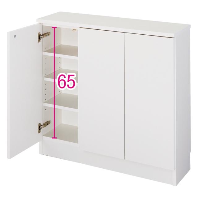 【完成品】リビングブックキャビネット 幅87奥行25高さ80cm 本棚 ラック シェルフ ブックシェルフ 書棚 628143