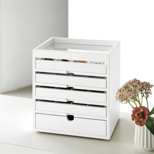 小物収納 フリーボックス アクセサリー収納ケース ジュエリーボックス ディスプレイジュエリーボックス 幅24cm 521905の通販は