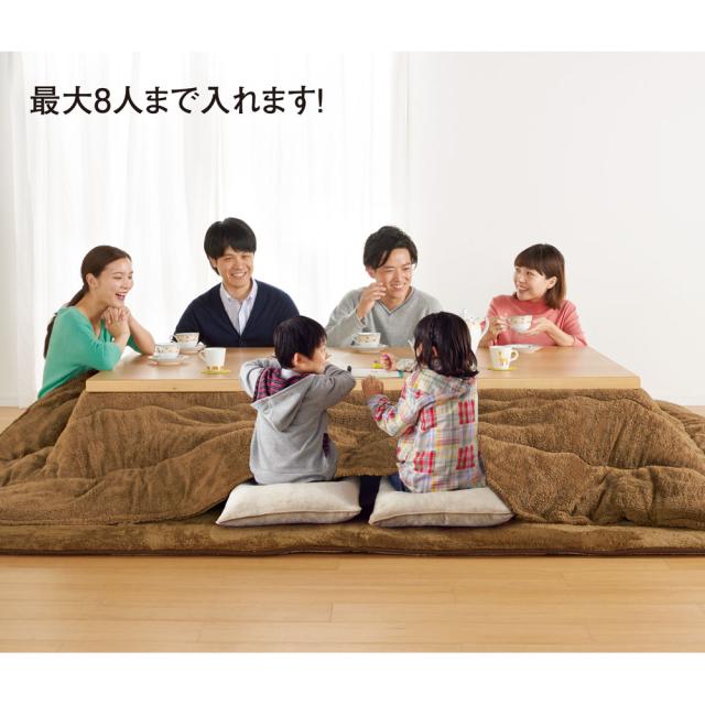 ≪【長方形・特大】190×290cm≫ もこふわマイクロファイバーのシープ調ふっくらこたつシリーズ こたつ敷き布団 こたつ敷布団 611167_6
