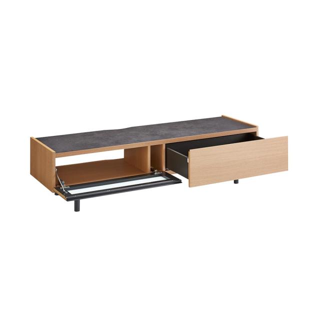 石目調天板テレビ台 幅150高さ40cm 【Boulder/ボルダーシリーズ】 テレビ台 テレビボード ローボード H83914_7