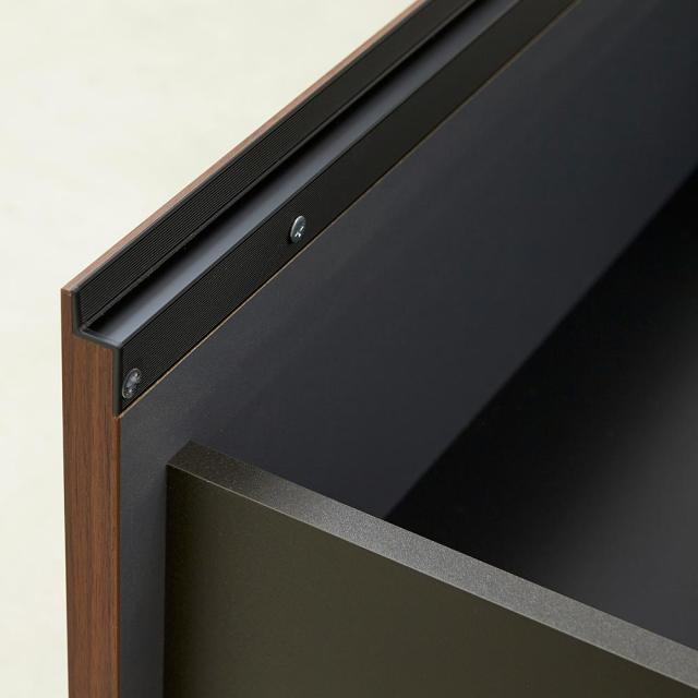 石目調天板テレビ台 幅150高さ40cm 【Boulder/ボルダーシリーズ】 テレビ台 テレビボード ローボード H83914_9