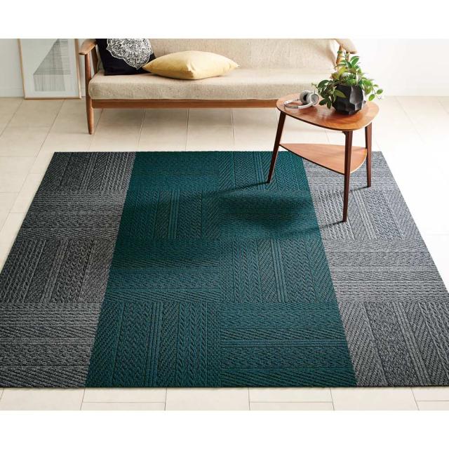 カーペット ラグ タイルカーペット タイルマット ジョイントマット ≪お得な同色64枚組≫ ニット柄タイルマット/タイルカーペット H73108の通販は