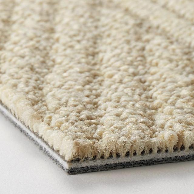 カーペット ラグ タイルカーペット タイルマット ジョイントマット ≪お得な同色64枚組≫ ニット柄タイルマット/タイルカーペット H73108の通販は