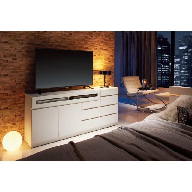 【完成品・国産家具】ベッドルームでコンパクト設置シアターシリーズ チェスト 幅45cm高さ70cm リビング収納 リビング 642916
