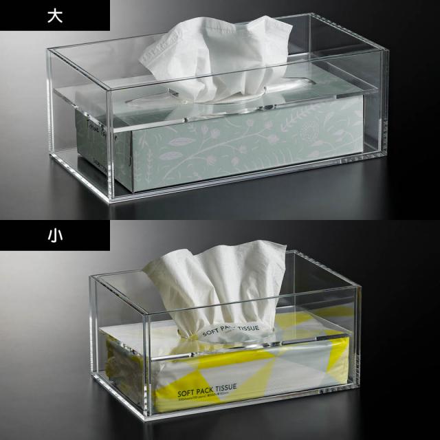 ≪大≫ お気に入りを飾れる アクリルティッシュケース 小物収納 フリーボックス アクセサリー収納ケース ジュエリーボックス 582007_7