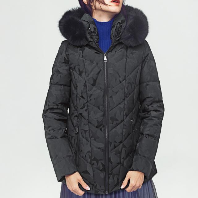 SPOOM/スプーム スターカモフラージュ ジャカード はっ水加工 ダウンコート ファッション コート PC5609