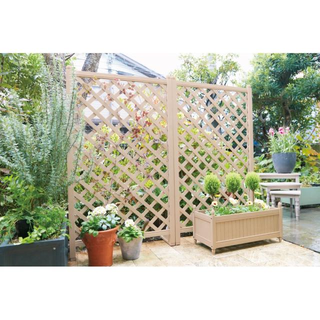 ガーデニング フラワー ガーデニング用品 エクステリア フェンス ラティス アンティーク風ラティスフェンス2枚組 ハイ2枚組 Gの通販はau Pay マーケット ディノス Au Pay マーケット店
