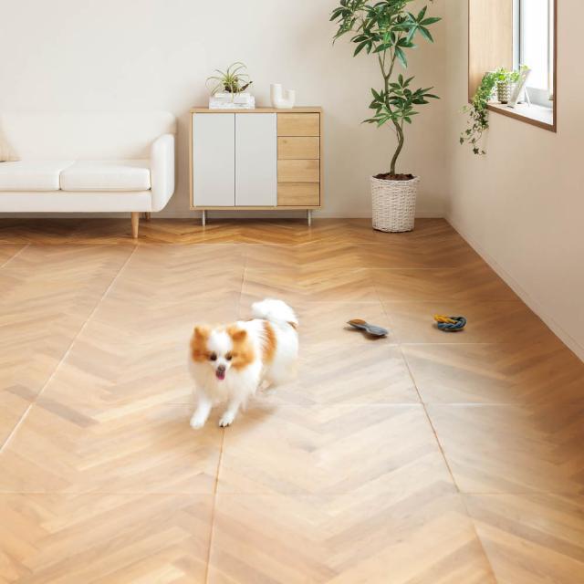 【ディノス限定販売】クラレプラスチックス 透明保護マット 60×60cm 4枚 掃除 お手入れ用品 手入れ リフォーム用品 651908