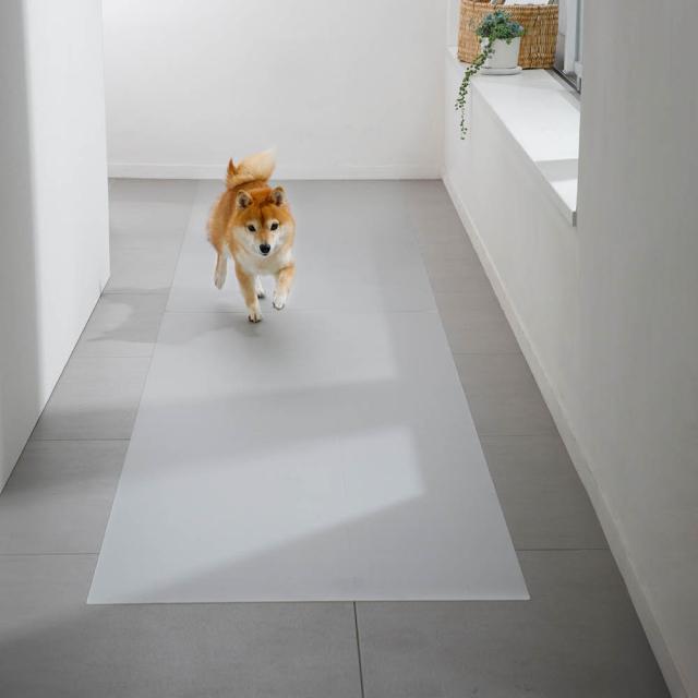 【ディノス限定販売】クラレプラスチックス 透明保護マット 60×180cm 掃除 お手入れ用品 手入れ リフォーム用品 651909
