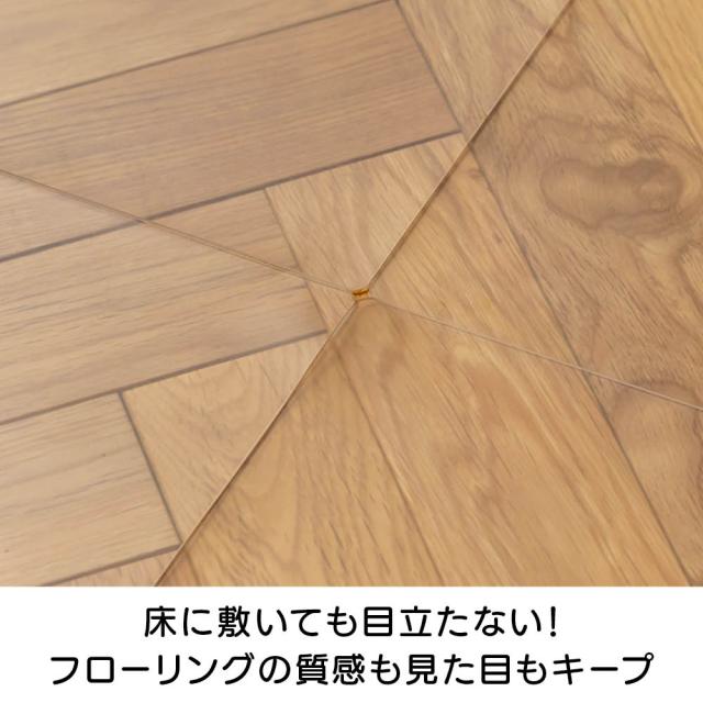 【ディノス限定販売】クラレプラスチックス 透明保護マット 60×180cm 掃除 お手入れ用品 手入れ リフォーム用品 651909_1