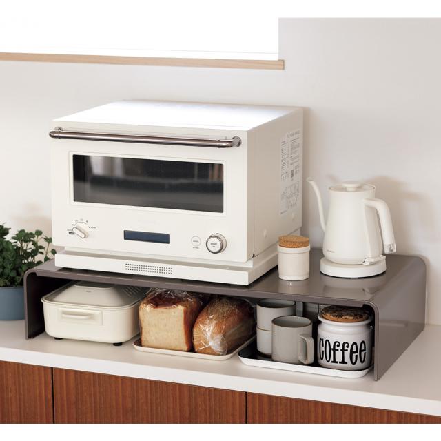 キッチン収納 レンジ台 キッチンラック ≪幅80cm≫ 耐荷重30kgの家電ラック 503408の通販は 8,231円