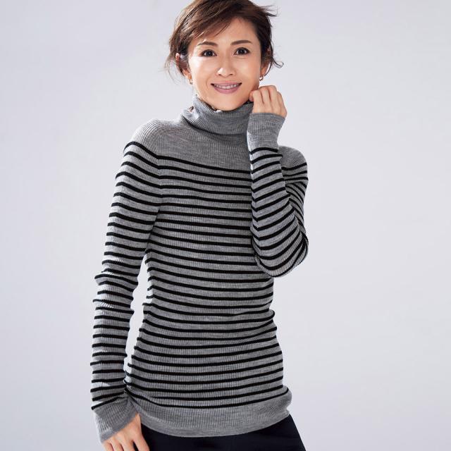 トップス プリント 柄トップス ホールガーメント（R） タートル リブプルオーバー 299502の通販は 12,936円