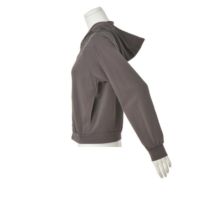 A-GIRL'S」 FRESCA プレーティング 天竺パーカ パーカー スウェット