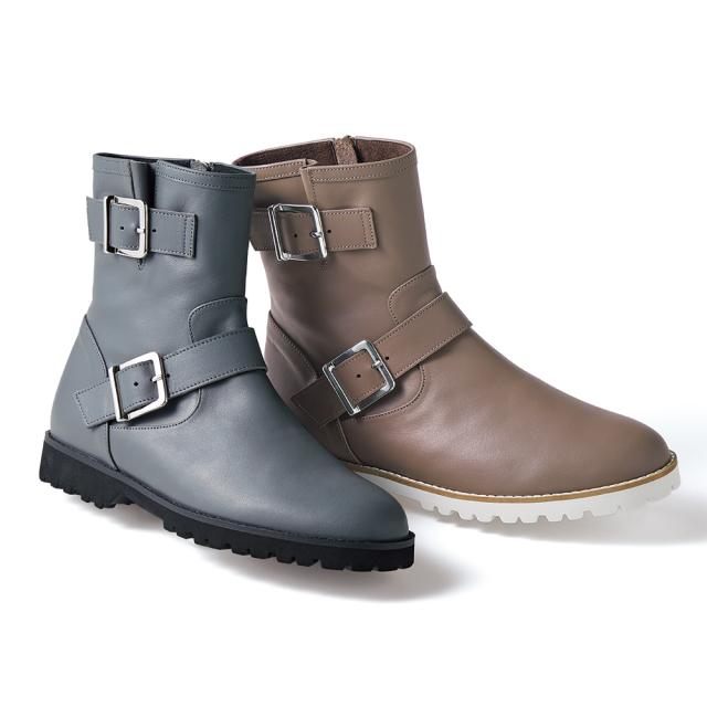 ブーツ ブーティ ショートブーツ イタリアンレザー エンジニアブーツ 334504の通販は 22,720円