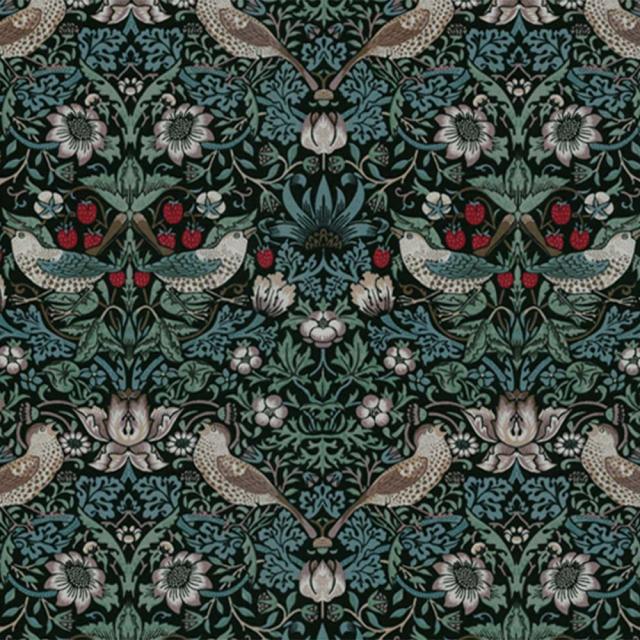 Fabric by ベストオブモリス山葡萄のかごバッグ【六角花編みラウンド