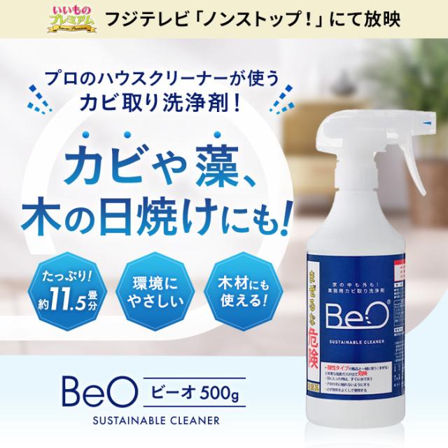 カビ取りスプレー 強力 カビ取り剤 洗浄剤 カビ 除菌 プロのハウスクリーナーが使う業務用住宅洗浄剤 BeO ビーオ お得な2本セット AR2516_2