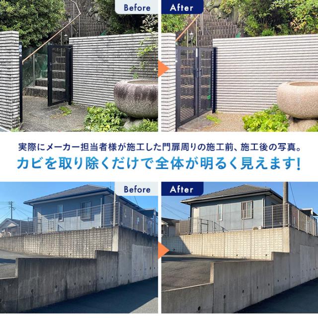 カビ取りスプレー 強力 カビ取り剤 洗浄剤 カビ 除菌 プロのハウスクリーナーが使う業務用住宅洗浄剤 BeO ビーオ お得な2本セット AR2516_8