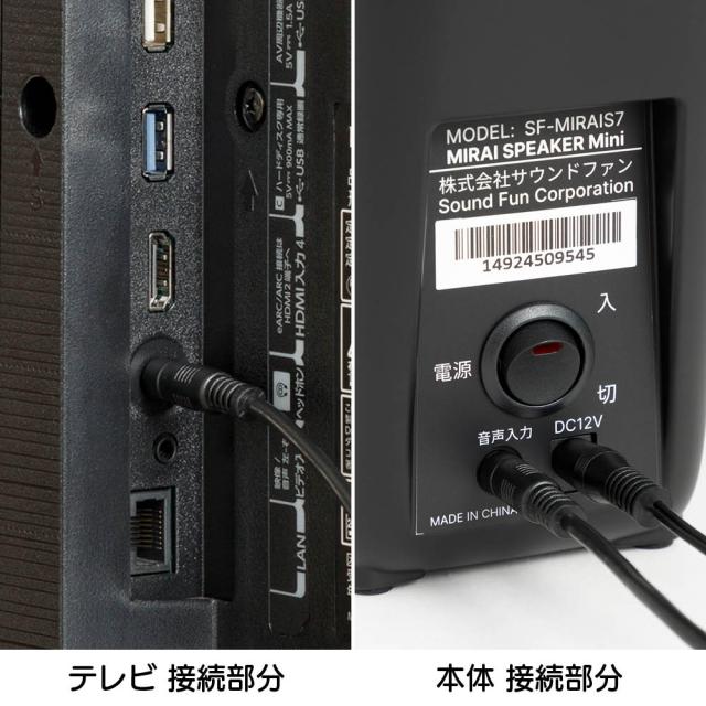 ミライスピーカー・ミニ 季節家電 生活家電 AV機器 622906_3