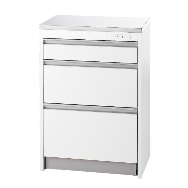 収納物を考えたキッチンカウンター ロータイプ（高さ85cm） 幅59.5cm キッチン収納 キッチンカウンター 641621