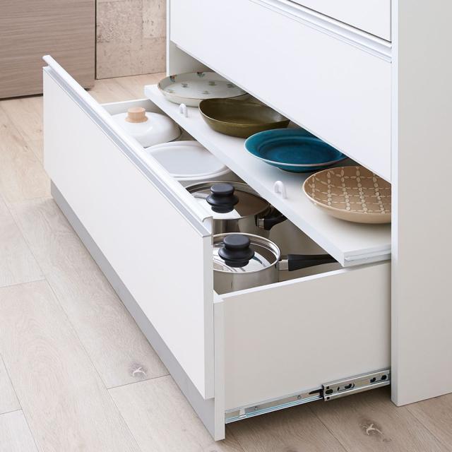 収納物を考えたステンレストップカウンター ハイタイプ（高さ97.5cm） 幅117.5cm キッチン収納 キッチンカウンター 641626_6