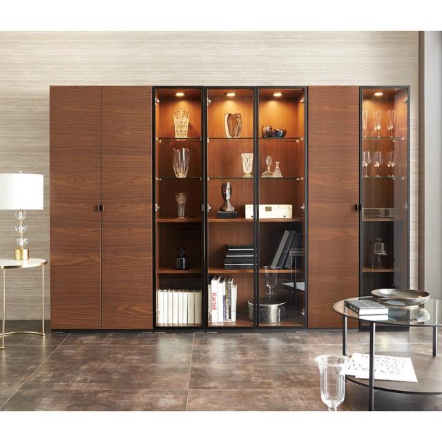 Sorrento/ソレント リビングキャビネット 幅76高さ183cm 板扉 リビング