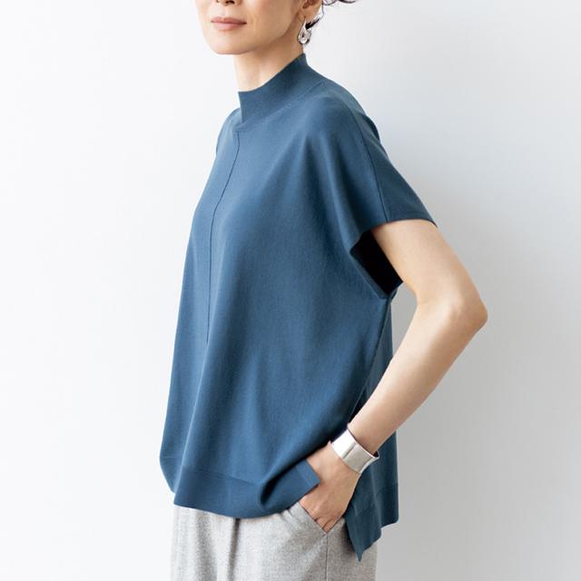 「ミレニアム」 スクエアフォルム プルオーバー ファッション ニット セーター PC5989