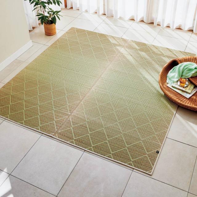 カーペット ラグ マット ≪ラグ・約191×250cm≫ ジャパンディい草〈マスクロス〉 873548の通販は 19,710円