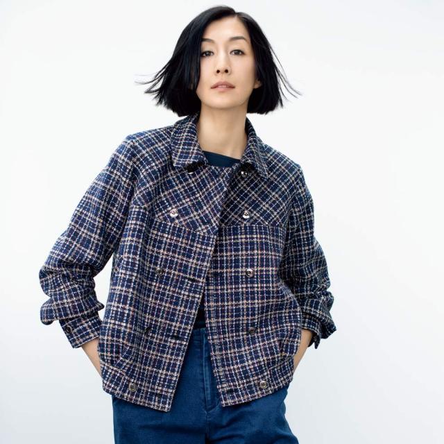 ファッション ジャケット ブルゾン イタリア素材 チェック ツイード ショートブルゾン の通販はau Pay マーケット ディノス Au Pay マーケット店