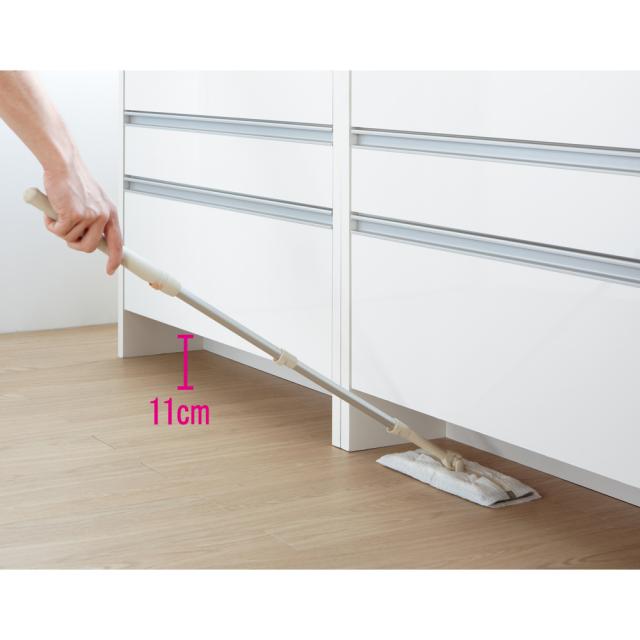 ステンレストップ間仕切りカウンター 幅150cm キッチン収納 キッチンカウンター 641515_3
