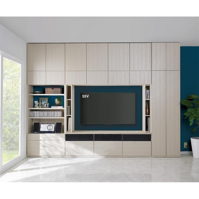 薄型壁面収納テレビ台 幅120高さ180cm 天板高さ72cmタイプ テレビ台