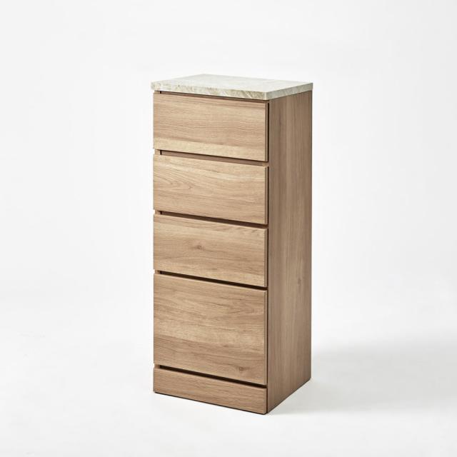 ホテルライクな大理石調天板サニタリーチェスト 4段 高さ99 5cm 幅40cm の通販はau Pay マーケット ディノス Au Pay マーケット店
