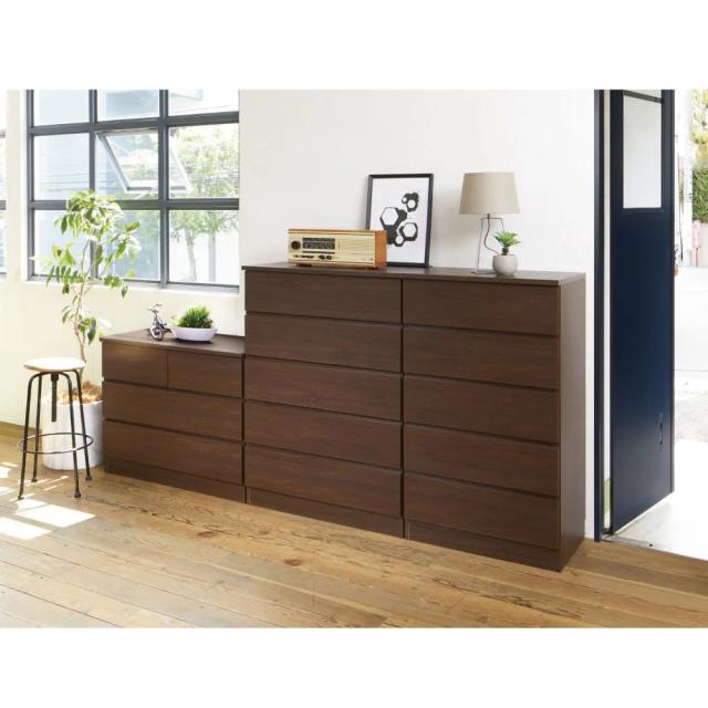 リビング収納 リビング ぴったりサイズが見つかるフルスライドレールチェスト 4段 高さ89.5cm・幅70cm 531720の通販は