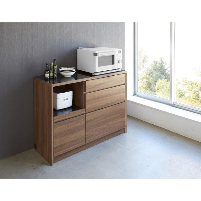 Granite/グラニト アイランド間仕切りキッチンカウンター幅120cm 家電収納付き キッチン収納 キッチンカウンター H91922