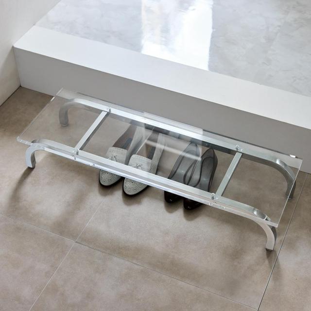 生活雑貨 便利グッズ ≪幅90cm≫ Ljus/リュース アクリル製エントランス踏み台 H64508の通販はその他インテリア小物・置物