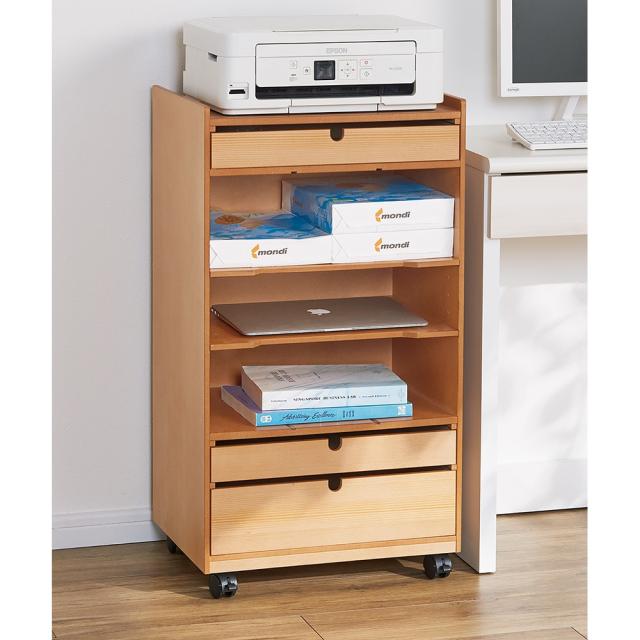 家具 収納 ホームオフィス家具 サイドチェスト プリンター台 ワークサポートワゴン B4ワゴン 幅45cm奥行35cm高さ 5cm Eの通販はau Pay マーケット ディノス Au Pay マーケット店