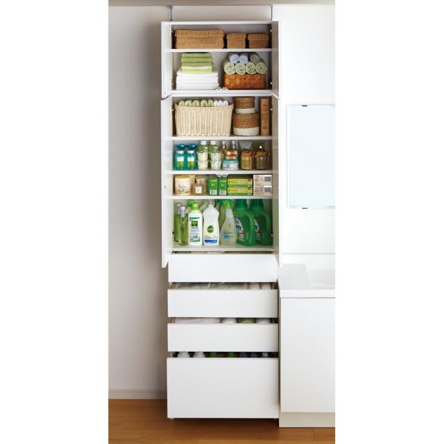 組立不要 天井まで使える薄型サニタリーチェスト 奥行31 5cmタイプ 幅50cm用 上置き 大 高さ40cm の通販はau Pay マーケット ディノス Au Pay マーケット店