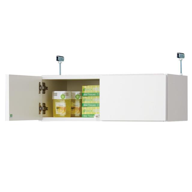 トイレ 洗面所収納 隙間収納 組立不要 天井まで使える薄型サニタリーチェスト 奥行31.5cm・幅60cm用「上置き（小）・高さ20cm」 526747の通販は