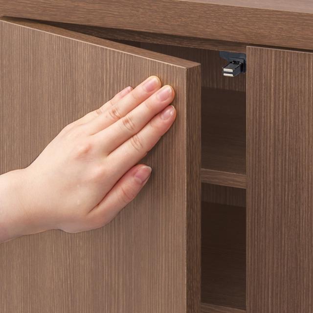 シンプルカウンター下収納庫（奥行30高さ97cm） 3枚扉タイプ 幅73cm キッチン収納 キッチンカウンター下収納 641457