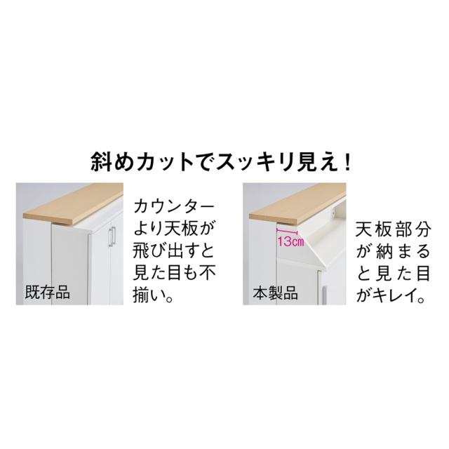 ≪高さ70cm≫ 狭いカウンター天板下にもすっきり納まる収納庫 幅120cm リビング収納 電話 FAX台 多段 629103_4