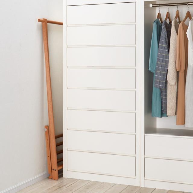 衣類収納 コートハンガー コート掛け 頑丈天然木A型ハンガーラック 幅88cm 531523の通販は