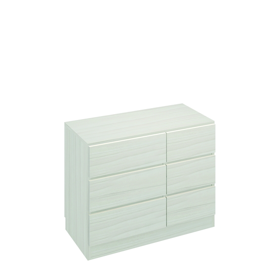 衣類収納 タンス 引き出し ウォークインクローゼット 日本製 Ruska/ルスカ 多段引き出しチェスト 幅90cm・3段（高さ70cm） H58523の通販は