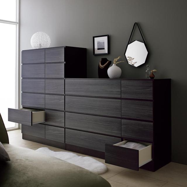 リビング収納 リビング Ruska/ルスカ 多段引き出しチェスト 幅120cm・4段（高さ90cm） H75819の通販は 50,940円