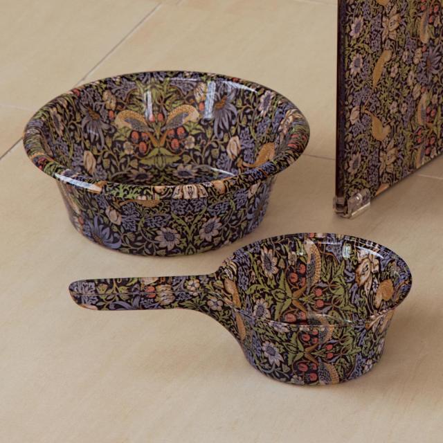 トイレ用品 お風呂グッズ バス用品 いちご泥棒バスシリーズ 手桶＆深型ボウル 512103の通販は 6,054円