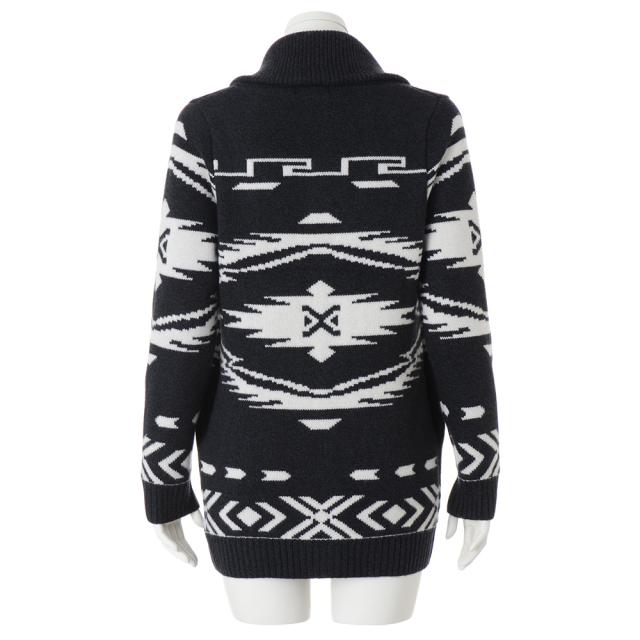 カーディガン セール レディース オルテガ柄 ジャカード カシミヤ カーディガン 冬 Pc8646の通販はau Pay マーケット ディノス Au Pay マーケット店