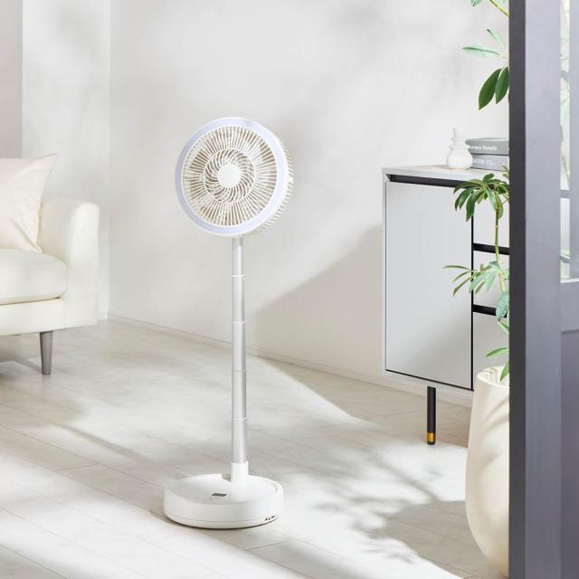 伸縮コードレスファン ラージサイズ 季節家電 生活家電 冷房器具 扇風機 サーキュレーター 650903