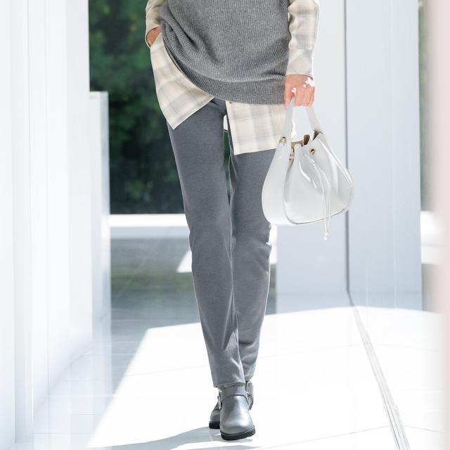 パンツ スキニー スリムパンツ R ≪股下丈74cm≫クロスウォーム ベアポンチ スリムパンツ 334404の通販は 9,675円