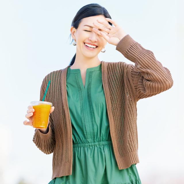 ドライチュニカ加工糸 メッシュ編みカーディガン ニット セーター サマーニット 383001